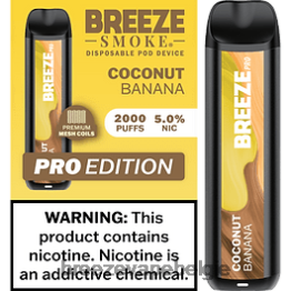 Breeze Pro 2000 trekjes - Breeze vape 7 eleven kokos banaan F242R26