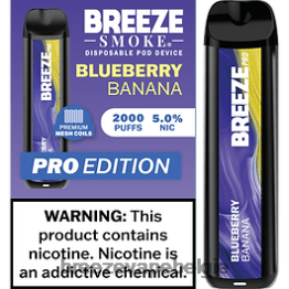 Breeze Pro 2000 trekjes - Breeze vape amazon bosbessen banaan F242R34