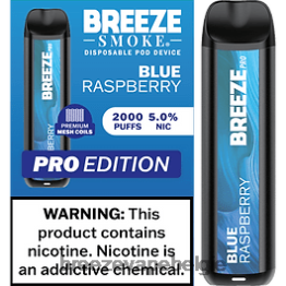 Breeze Pro 2000 trekjes - Breeze vape liquid blauwe framboos F242R35