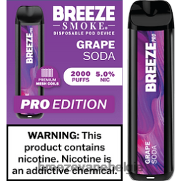 Breeze Pro 2000 trekjes - Breeze vape liquid druivensap F242R25