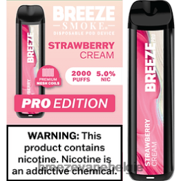 Breeze Pro 2000 trekjes - Breeze vape order online aardbeiencreme F242R13