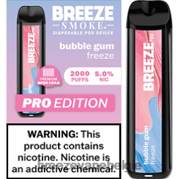 Breeze Pro 2000 trekjes - Breeze vape shop kauwgom bevriezen F242R31
